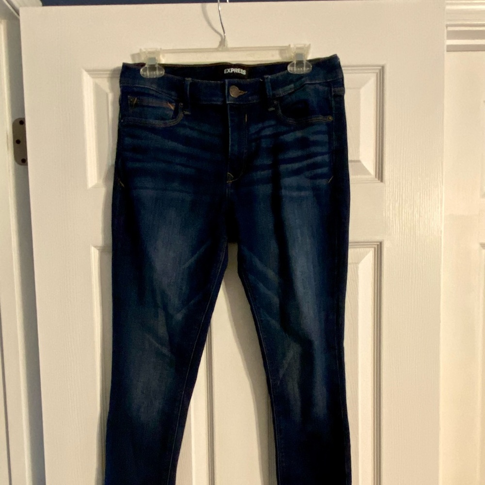 Skinny Mid-Rise Jeans Express